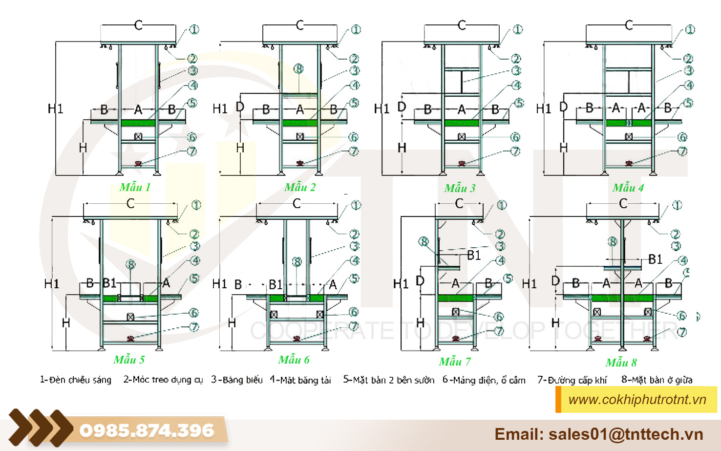 Các mẫu băng tải line lắp ráp