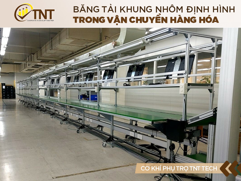 Băng tải khung nhôm định hình