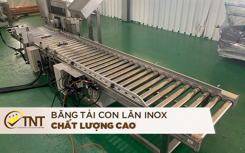 Băng tải con lăn inox