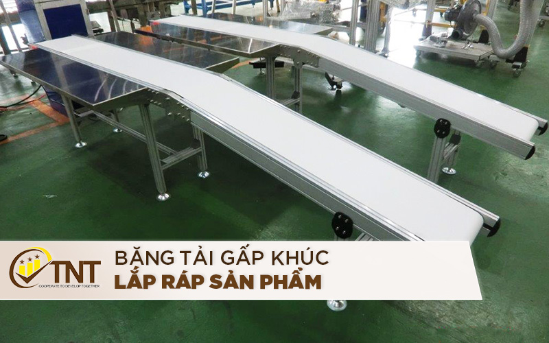 Băng tải gấp khúc